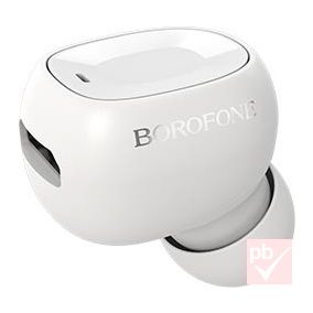 Borofone BC28 egyoldalas Bluetooth headset (fehér)