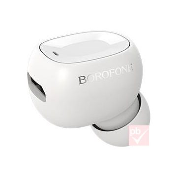 Borofone BC28 egyoldalas Bluetooth headset (fehér)