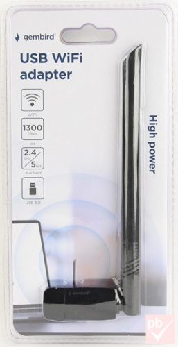 Gembird WNP-UA1300P-01 AC1300 USB 3.0 WiFi adapter