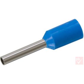 Érvéghüvely szigetelt 2.5mm² kék
