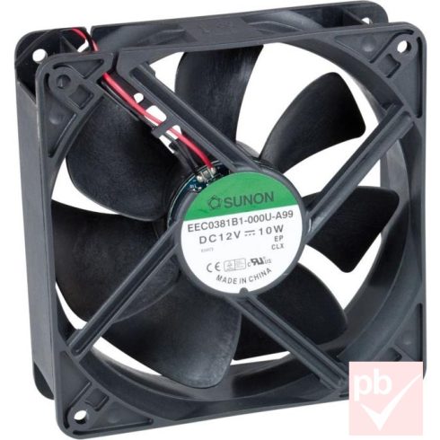 Sunon EEC0381B1-000U-A99 ventilátor (12V DC 10W 120x120x38mm)