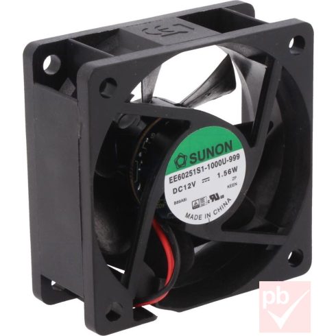 Sunon EE60251S1-1000U-999 ventilátor (12V DC 1.56W 60x60x25mm)