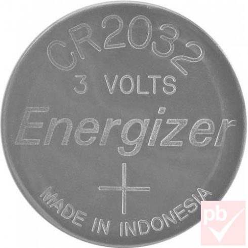 Energizer CR2032 3V 235mAh gombelem BULK (átmérő: 20mm, vastagság: 3.2mm)