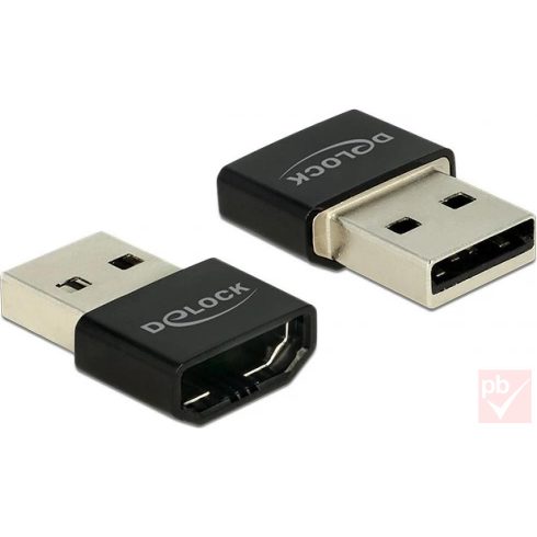 USB-HDMI átalakító, A dugó - HDMI aljzat, passzív MHL kábelekhez (Delock)