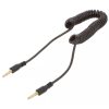 Jack (AUX) összekötő kábel, 3.5mm, spirál, sztereó, 1.8m