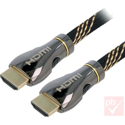 HDMI 2.1 összekötő kábel 2.0m, 8K UHD prémium, dobozos