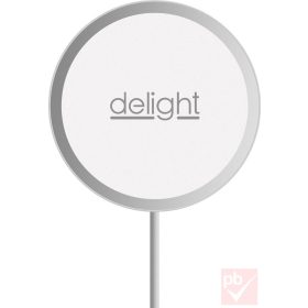   Delight 10W vezeték nélküli telefon töltő Type-C csatlakozóval