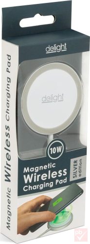 Delight 10W vezeték nélküli telefon töltő Type-C csatlakozóval
