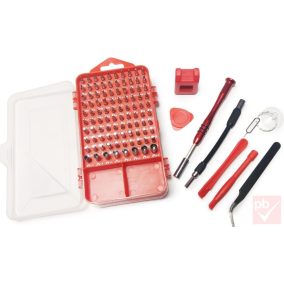   Cablexpert Precision Bit Set 108db-os mini bitfejes szerszámkészlet