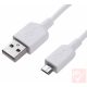 USB 2.0 A-micro B összekötő kábel 1.8m