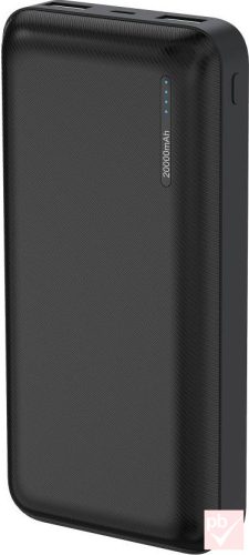 Gembird hordozható akkumulátor (fekete, 20000mAh)