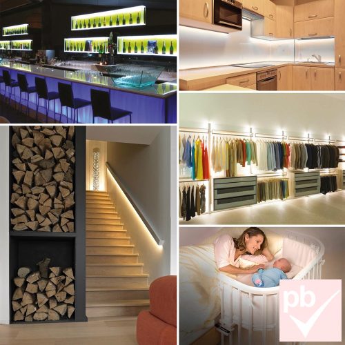 Phenom 1m-es LED szalag mozgásérzékelős kapcsolóval, elemes