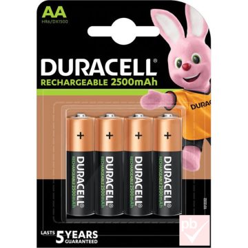 Duracell Rechargeable AA akkumulátor 2500mAh