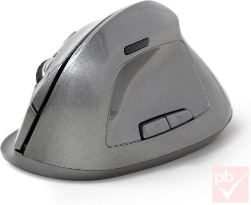 Gembird vezeték nélküli ergonomikus optikai egér (sötétszürke)