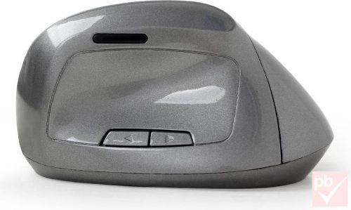 Gembird vezeték nélküli ergonomikus optikai egér (sötétszürke)