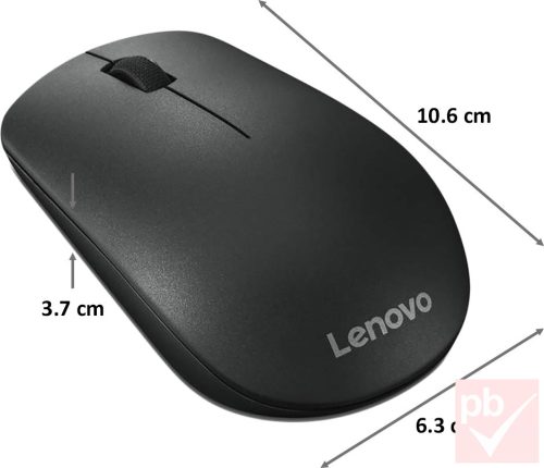 Lenovo 400 fekete vezeték nélküli optikai egér