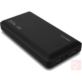   Realpower PB-20k SE hordozható akkumulátor (20000mAh, fekete)