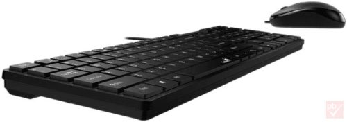 Genius Slimstar C126 USB billentyűzet+egér (fekete, HUN)