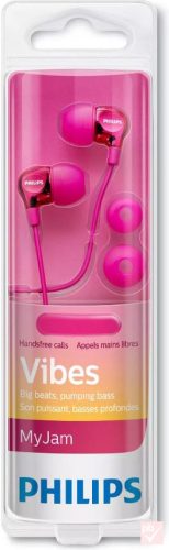 Philips MyJam Vibes rózsaszín fülhallgató mikrofonnal