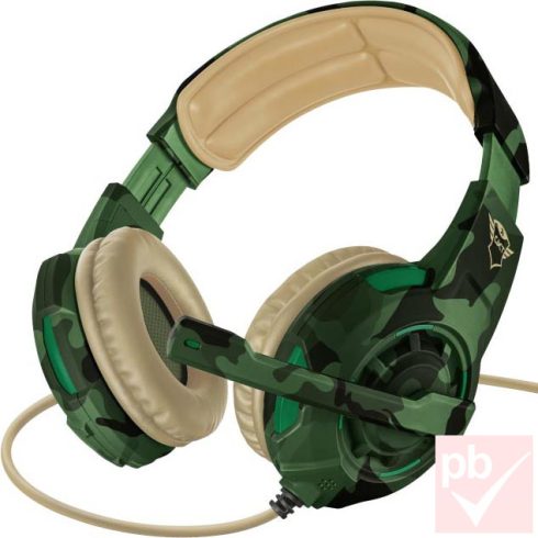 Trust Radius Jungle Camo gaming headset (PC, PS5, PS4, Xbox X, Switch, Android)