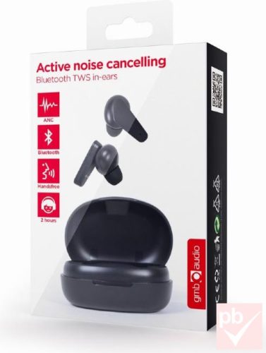 Gembird TWS Bluetooth fülhallgató pár (fekete)