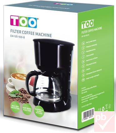 Too CM-125-100 filteres kávéfőző (fekete)