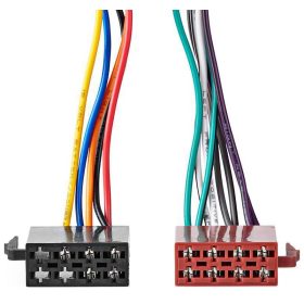   ISO dugó párban, kábellel, szerelhető (táp+hangszóró), 5+8pin