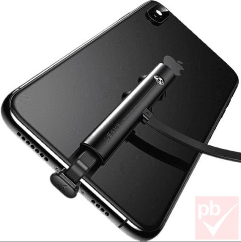 Usams U39 USB 2.0 A-micro B gamer töltő kábel (fekete)