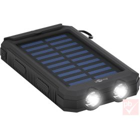   Goobay 8000mAh napelemes hordozható akkumulátor (8000mAh, fekete)