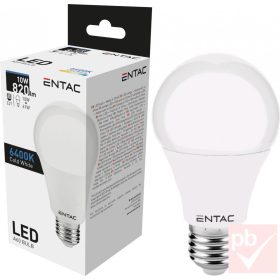 Entac LED fényforrás, E27, 10W, 6400K, 820lm, gömb (G60)