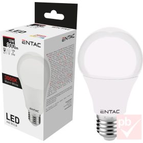 Entac LED fényforrás, E27, 10W, 3000K, 800lm, gömb (G60)