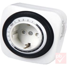   Entac mechanikus időzítőkapcsoló, mini, napi, 48 program/nap