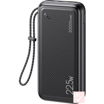   Usams PB60 Dual QC3.0+PD hordozható akkumulátor (20000mAh, fekete)