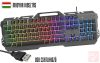 Trust GXT853 Esca RGB LED gaming billentyűzet (fekete, HUN)