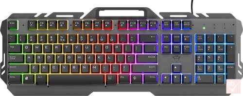 Trust GXT853 Esca RGB LED gaming billentyűzet (fekete, HUN)