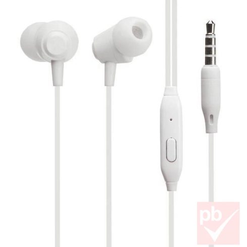 Borofone BM20W fehér mikrofonos fülhallgató (headset)