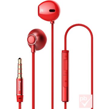 Baseus Encok H06 vezetékes headset (piros)