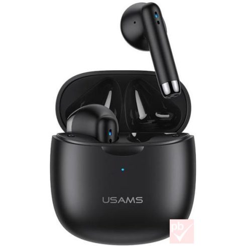 Usams IA04 fekete TWS sztereó Bluetooth fülhallgató