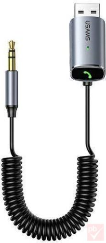 Usams Aluminium Alloy Car Wireless Audio Receiver (autós Bluetooth adapter)