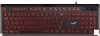 Genius Slimstar 260 USB billentyűzet (fekete-piros, HUN)