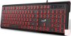 Genius Slimstar 260 USB billentyűzet (fekete-piros, HUN)