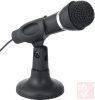 Gembird asztali mikrofon PC-hez, laptophoz (fekete)