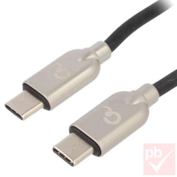 USB 2.0 C-C összekötő kábel 2.0m (PD, 60W)