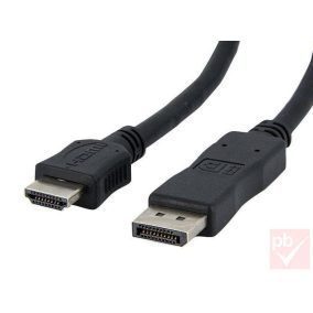 Displayport - HDMI összekötő kábel 1.8m