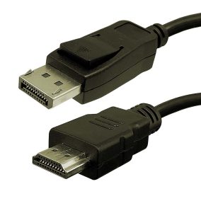 Displayport - HDMI összekötő kábel 1.8m