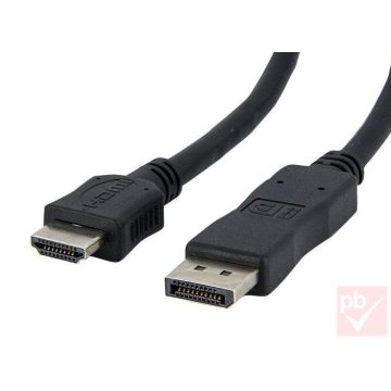 Displayport - HDMI összekötő kábel 1.0m