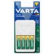 Varta Plug Charger hálózati akkutöltő 4db AA 2100mAh Ni-MH akkuval