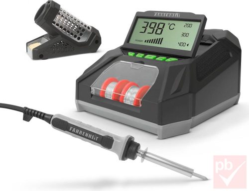 Fahrenheit digitális LCD kijelzős forrasztópáka állomás