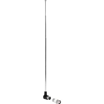   Hama teleszkópos antenna koax csatlakozóval (DVB-T, DVB-T2, DAB, DAB+, FM)