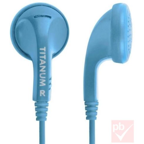 Titanum hagyományos fülhallgató (kék)